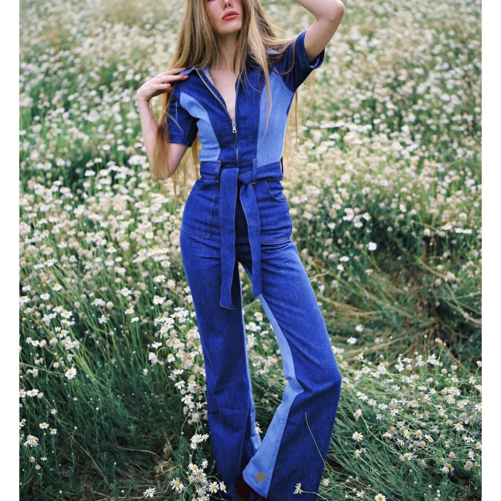 Stoned Immaculate Denim Jumpsuit XS